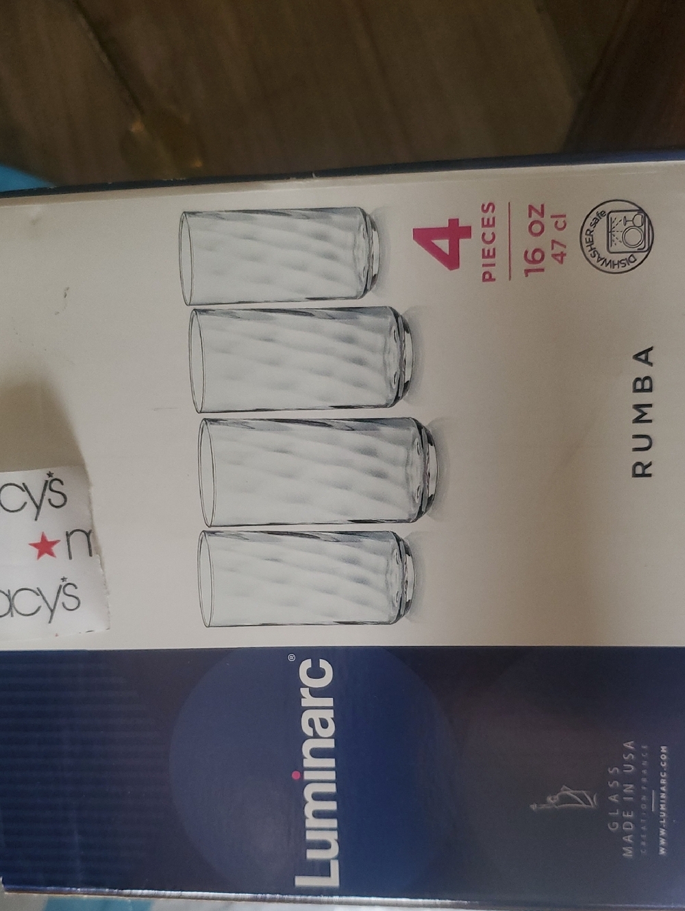 Luminarc Rumba Clear Glass Tumbler Set - 4 Pack (Clear)